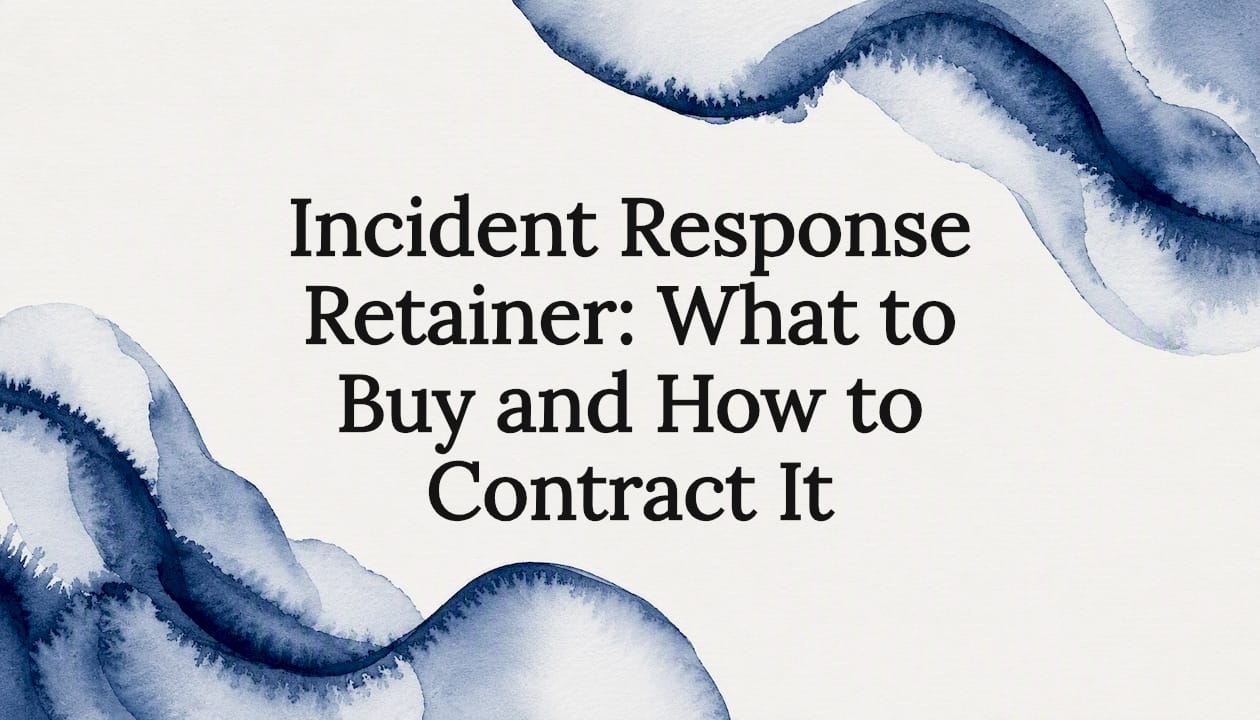 Incident Response Retainer: What to Buyt It